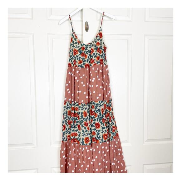 Roller Rabbit Dakota Floral Polka Dot Slip Maxi Sun Dress Lined NWOT - Picture 5 of 10